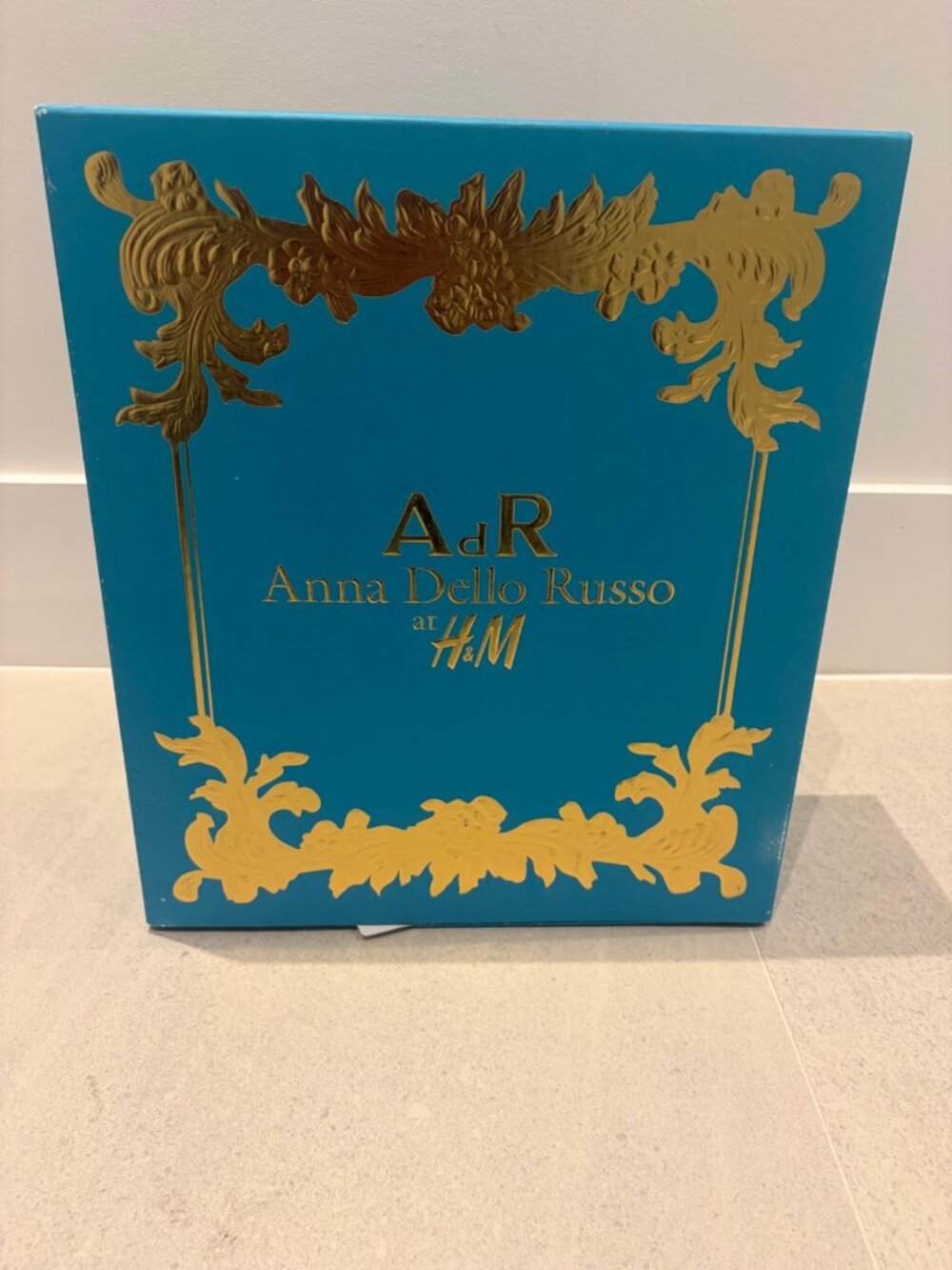 Anna dello Russo at H&M shoebox